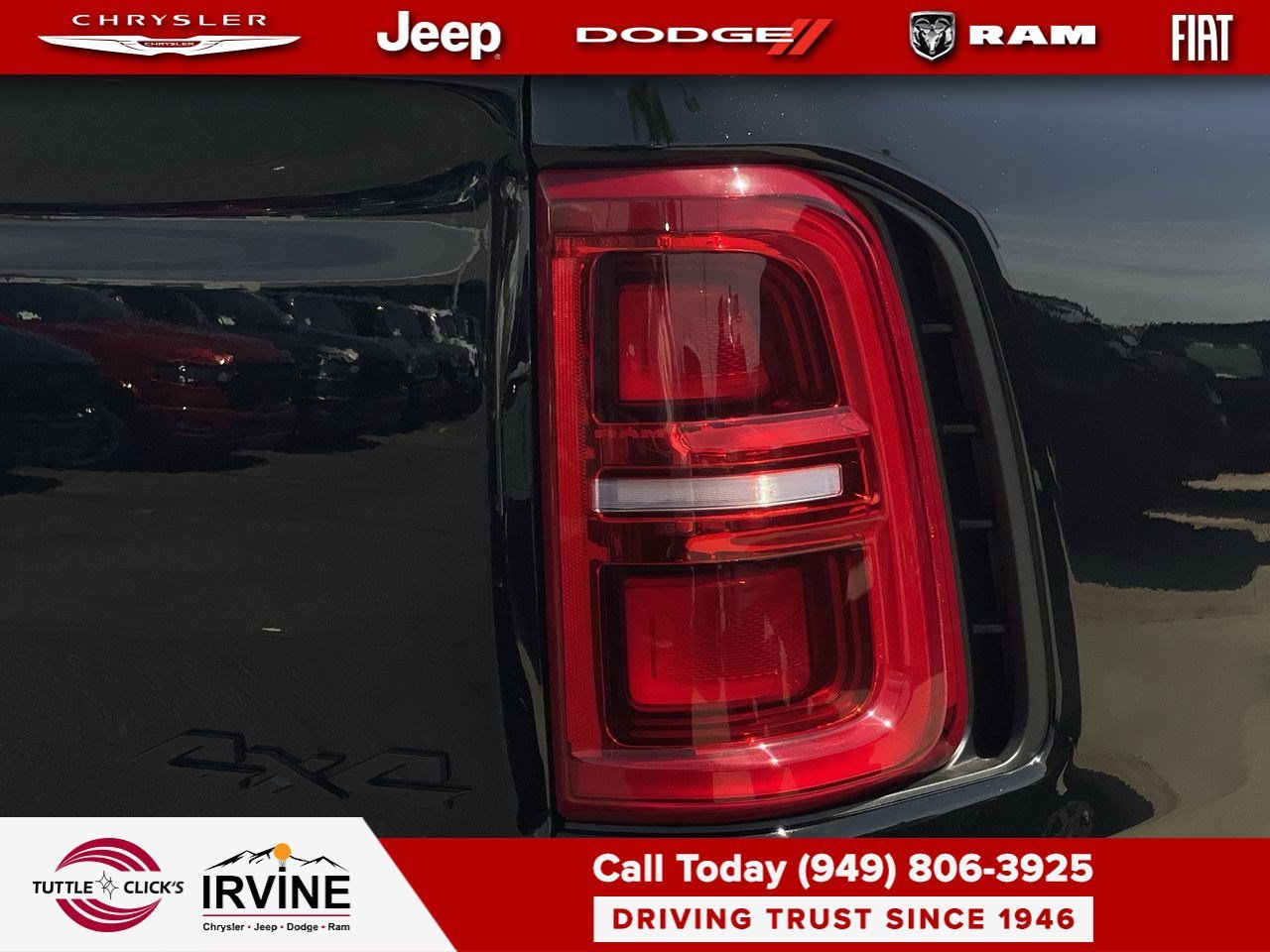 New 2026 Diamond Black Crystal Pearl-Coat Exterior Paint RAM RHO image 9