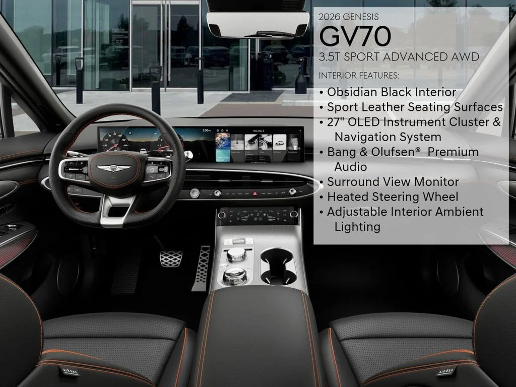 2026 GENESIS GV70 Sport Advanced - Photo 18
