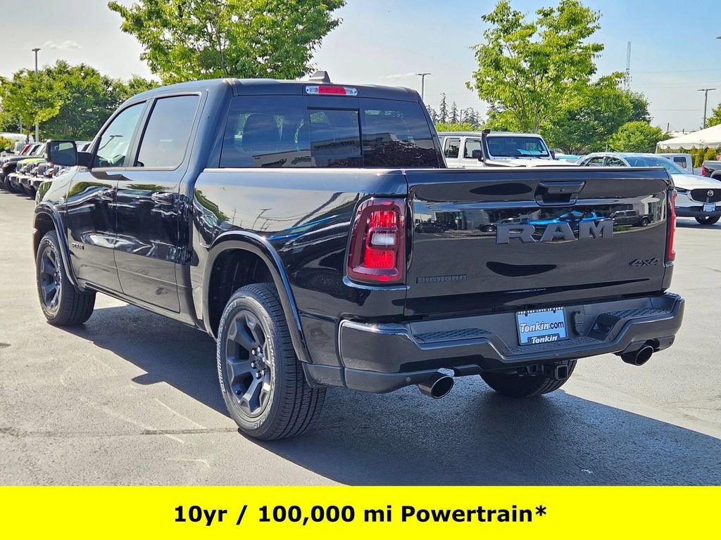 New 2026 Diamond Black Crystal Pearl-Coat Exterior Paint RAM Big Horn/Lone Star image 4