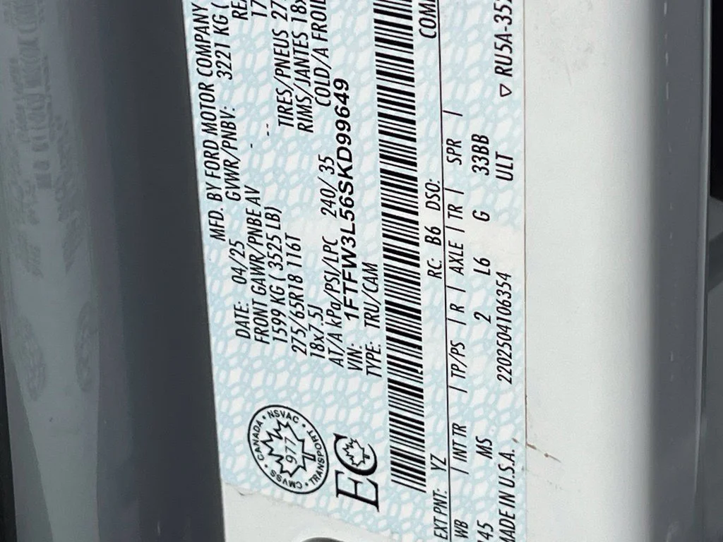 Used 2025 White Ford XLT image 19