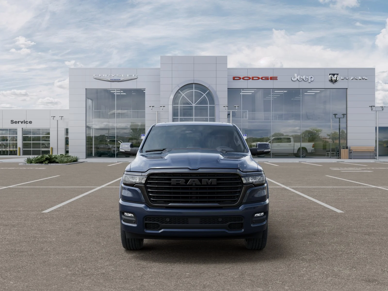 New 2026 Forged Blue Metallic Exterior Paint RAM Laramie image 34