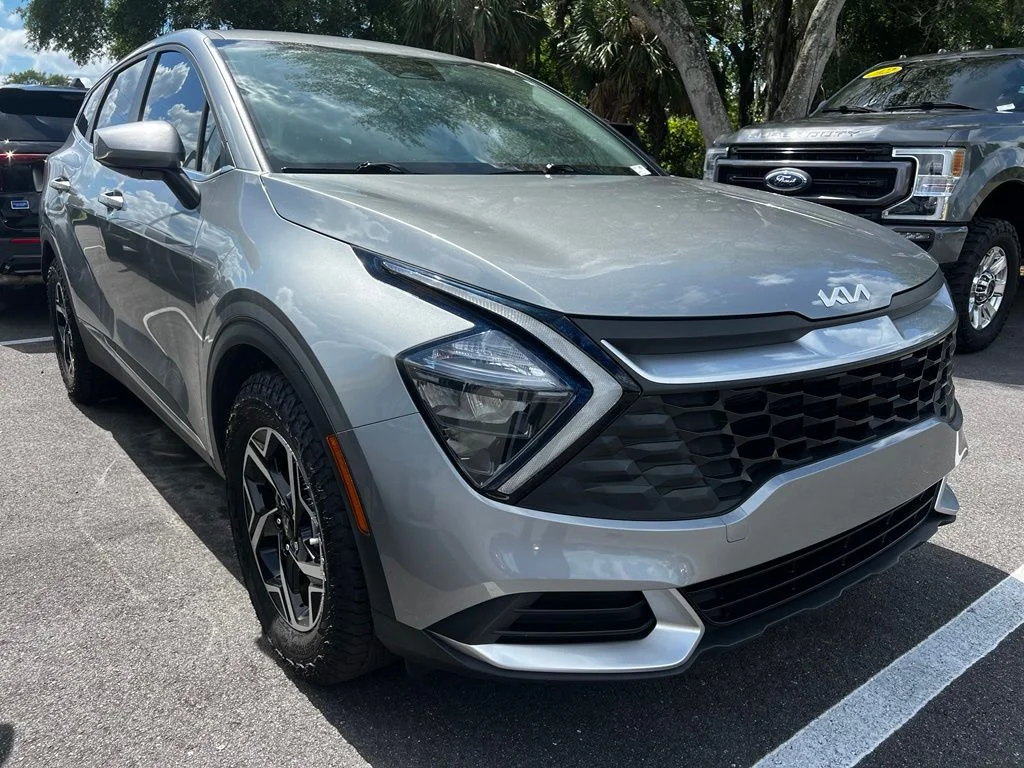 Certified Used 2023 Gray Kia LX image 1
