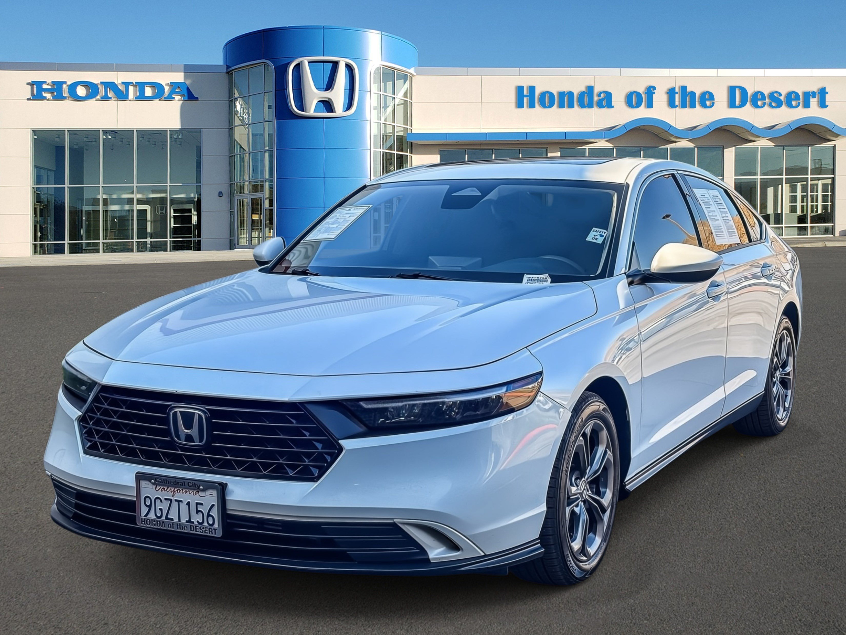 Certified Used 2023 Platinum White Pearl Honda 1.5T EX image 3