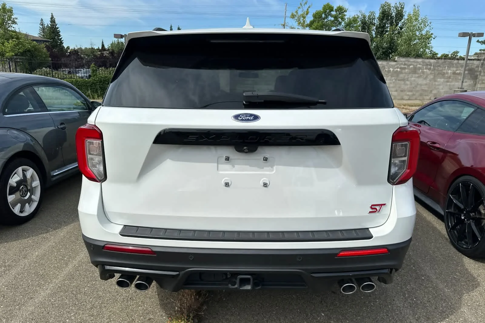 Used 2020 Star White Metallic Tri-Coat Ford ST image 5