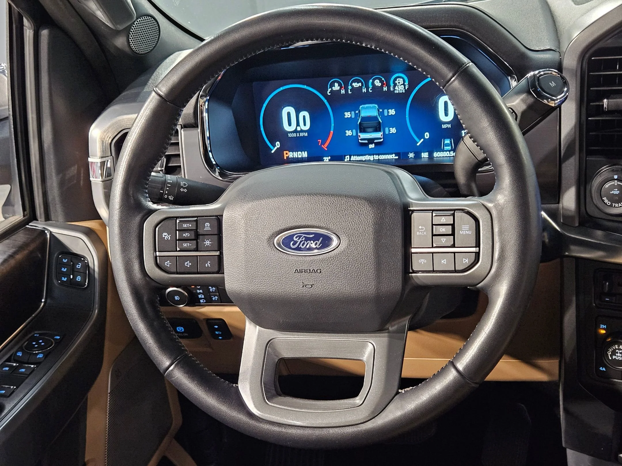Used 2022 Smoked Quartz Metallic Tinted Clearcoat Ford LARIAT image 26