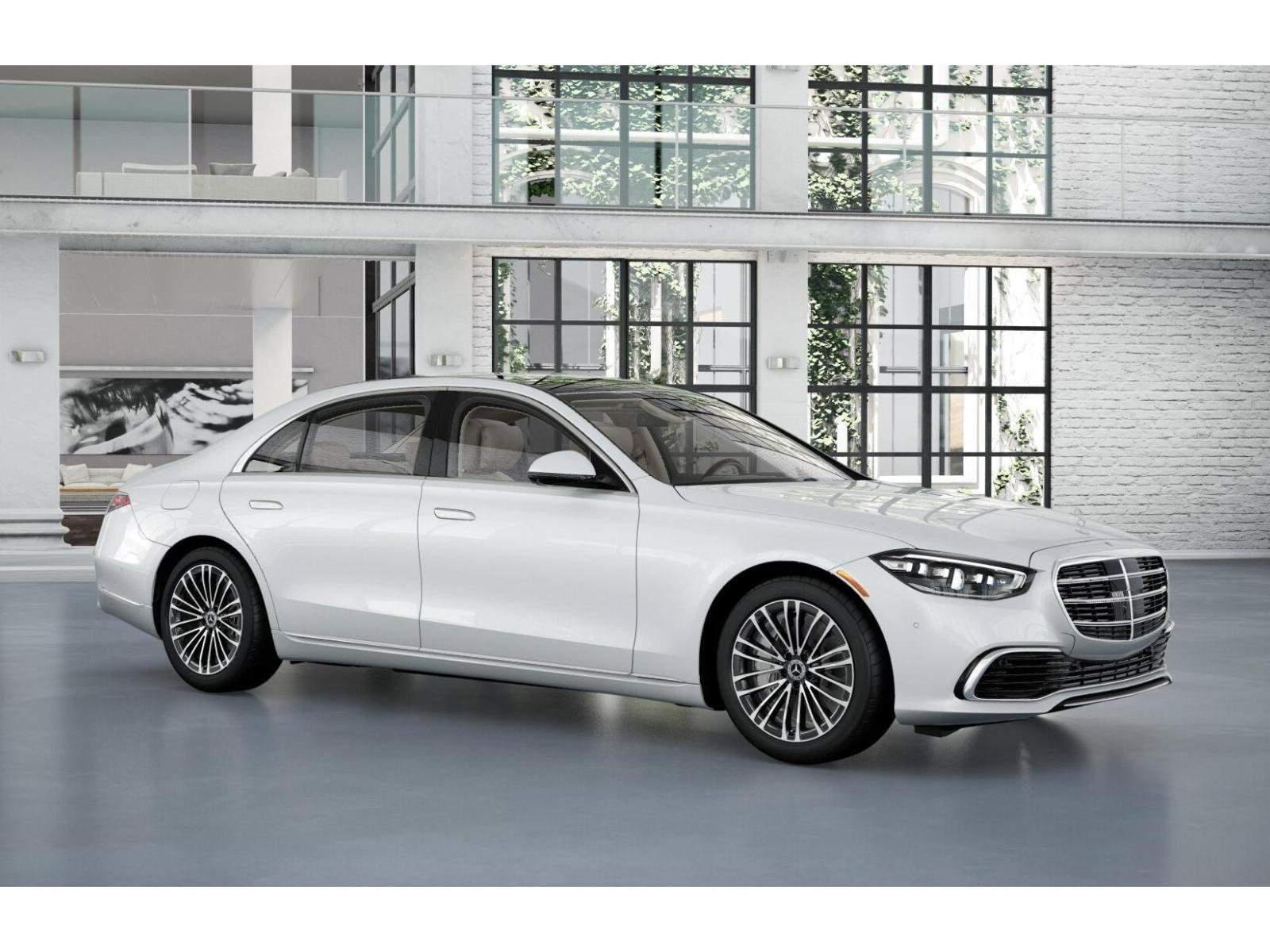 New 2026 MANUFAKTUR Moonlight White Metallic Mercedes-Benz S 580 4MATIC® Sedan image 12