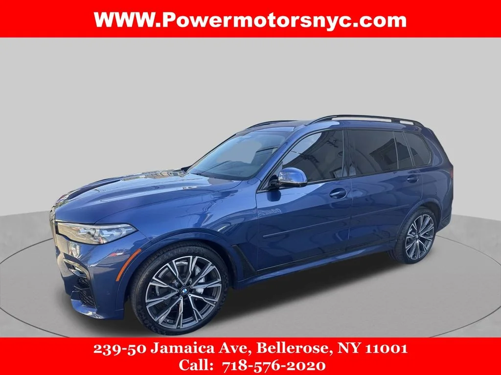 Used 2021 Blue BMW xDrive40i image 1