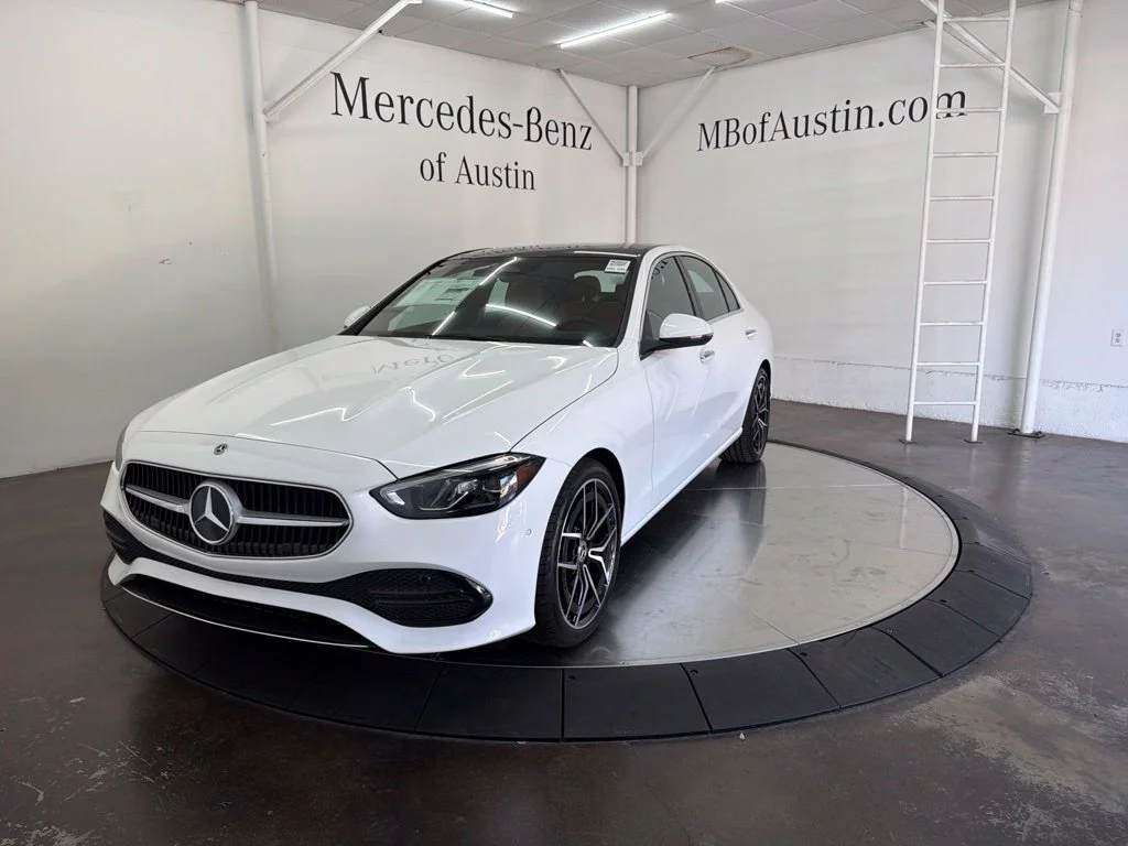 New 2027 White Mercedes-Benz C 300 image 3