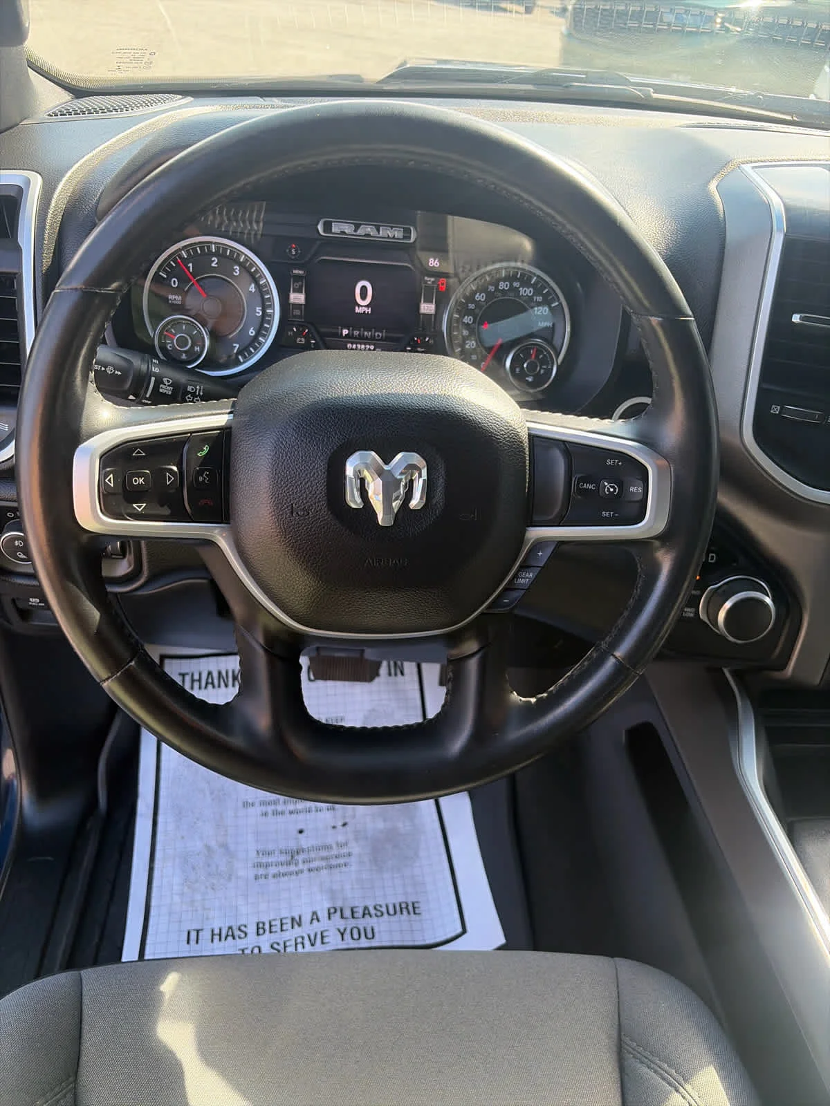 Used 2021 Patriot Blue Pearlcoat Ram Big Horn image 9