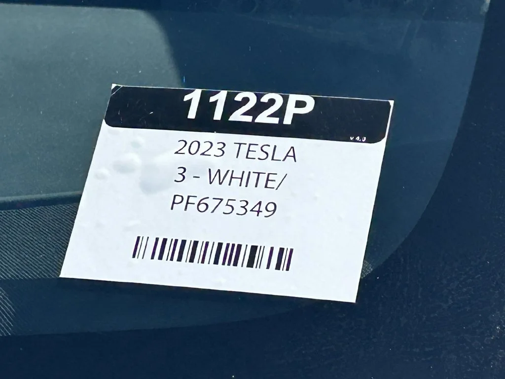 Used 2023 Pearl White Multi-Coat Tesla Base image 2