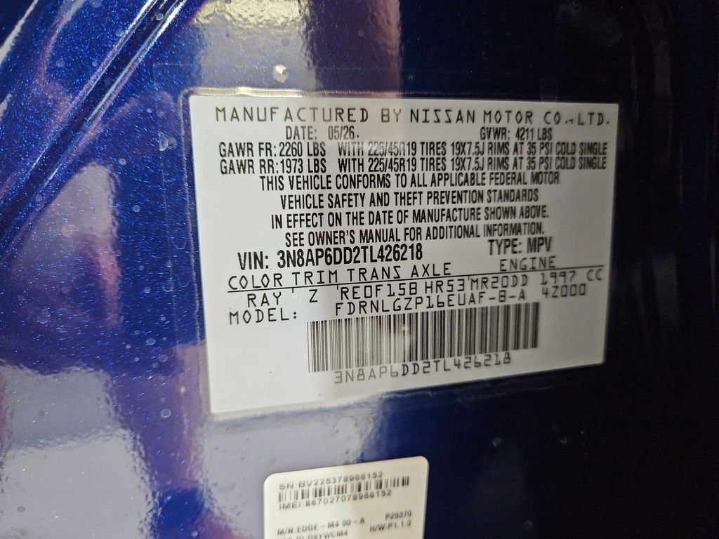 New 2026 Deep Blue Pearl Nissan SR image 30