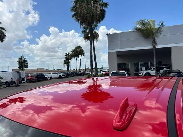 Used 2021 CARDINAL RED GMC AT4 image 7