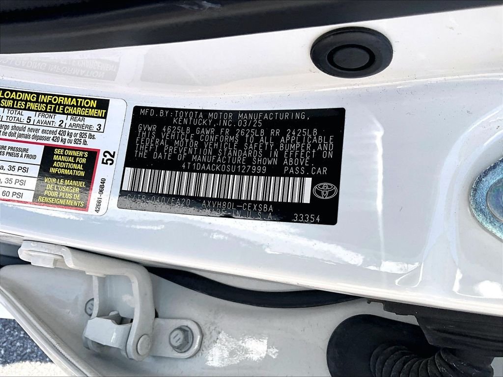 Used 2025 White Toyota SE image 36