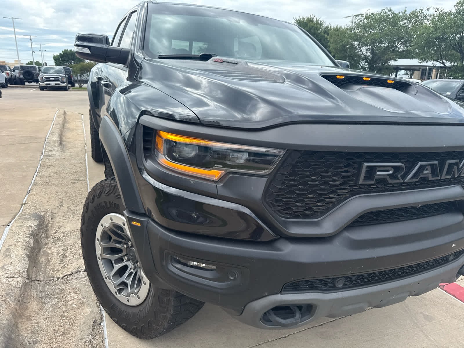 Used 2022 Diamond Black Crystal Pearlcoat Ram TRX image 27