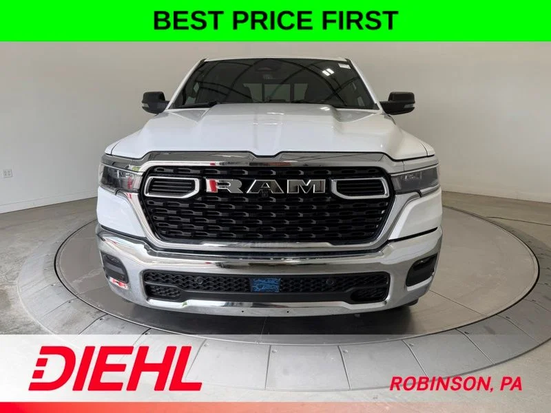 New 2026 Bright White Clear-Coat Exterior Paint RAM Big Horn/Lone Star image 2