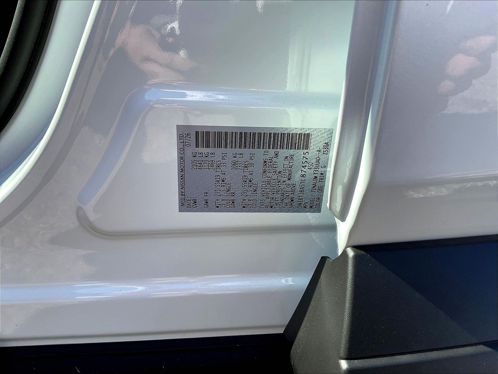 New 2026 White Nissan Dark Armor image 14