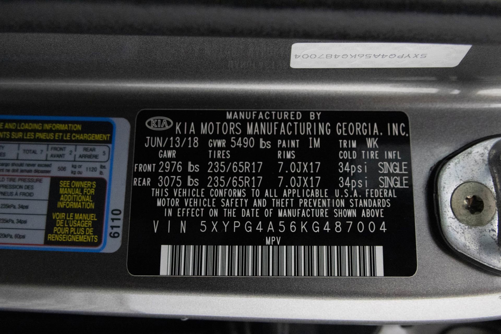 2019 KIA SORENTO - Image 44