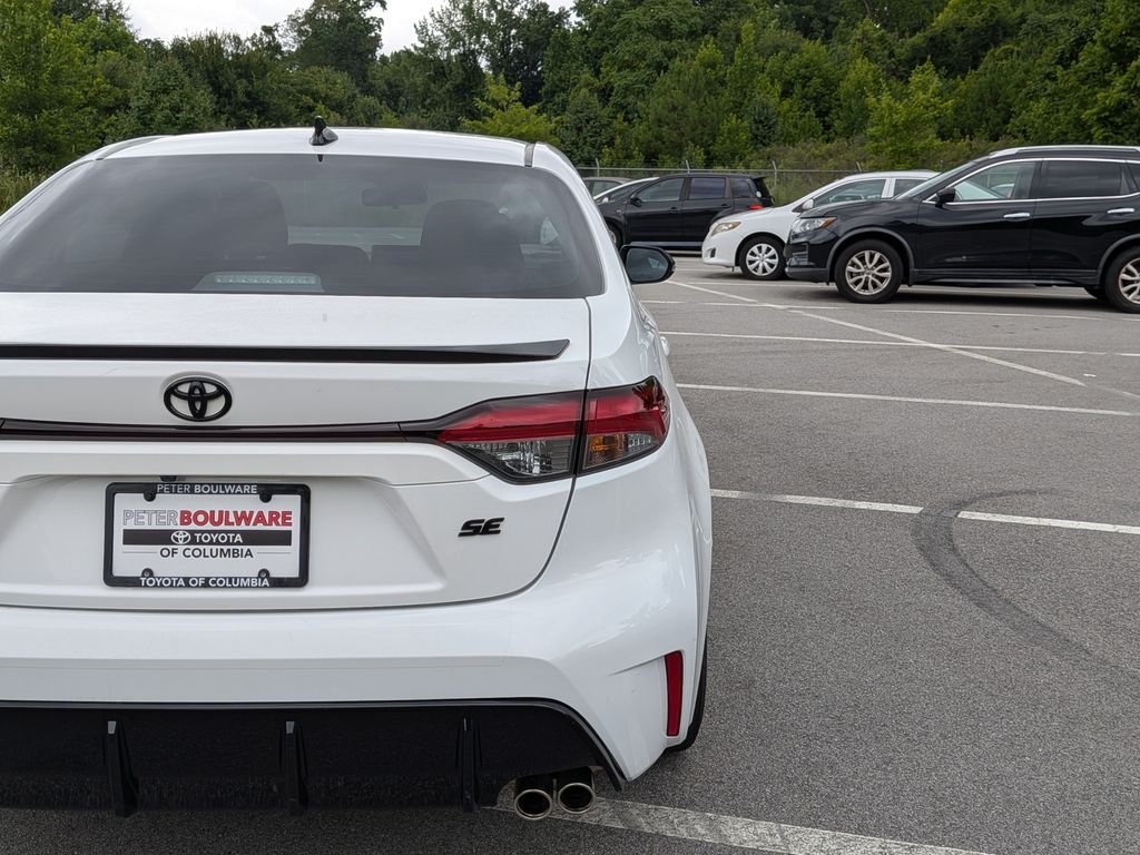Certified Used 2024 White Toyota SE Nightshade image 8