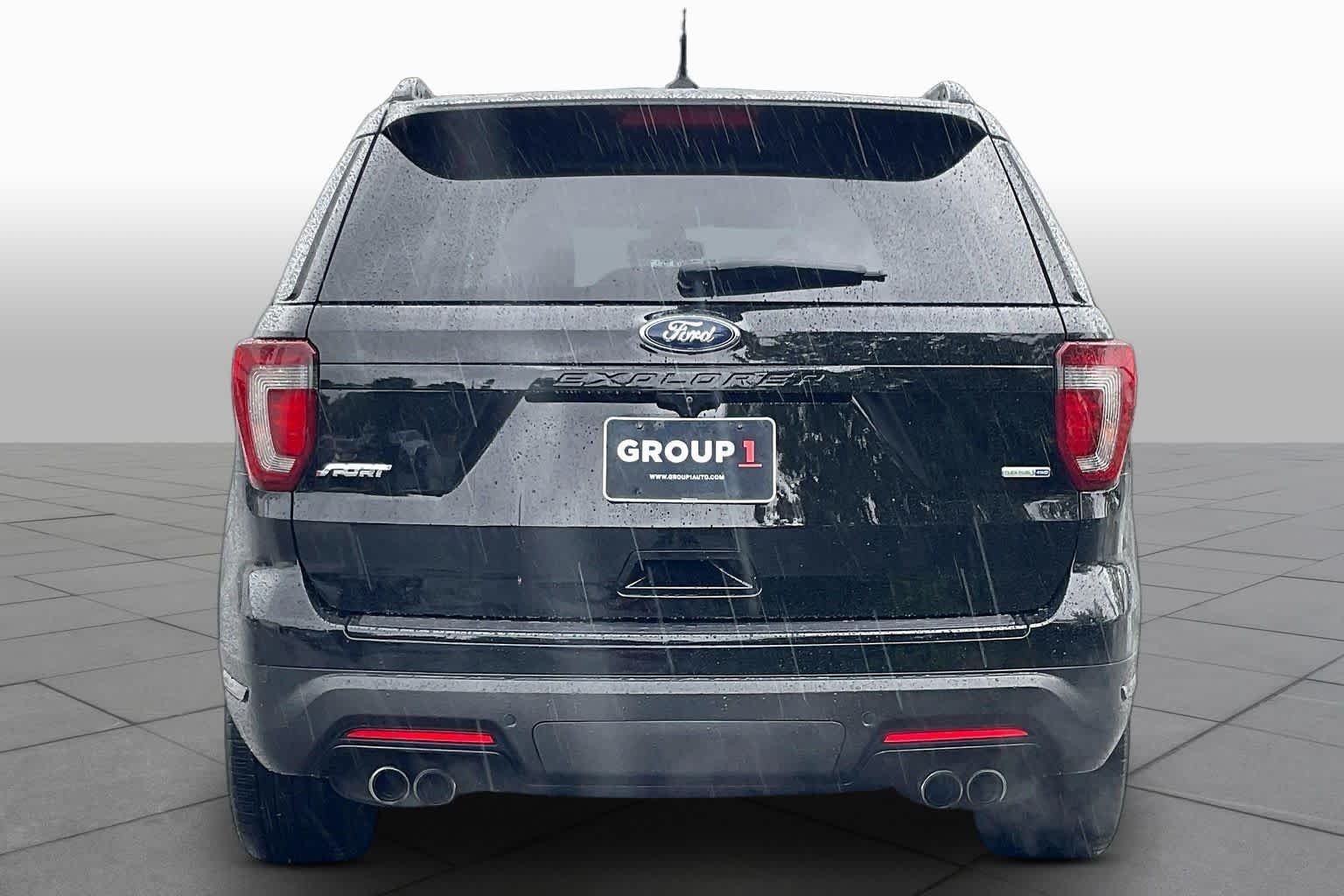 Used 2018 Shadow Black Ford Sport image 4