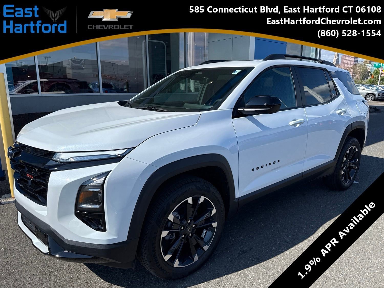New 2026 Polar White Tricoat Chevrolet RS with Panoramic Sunroof - Safety and Technology Package image 1