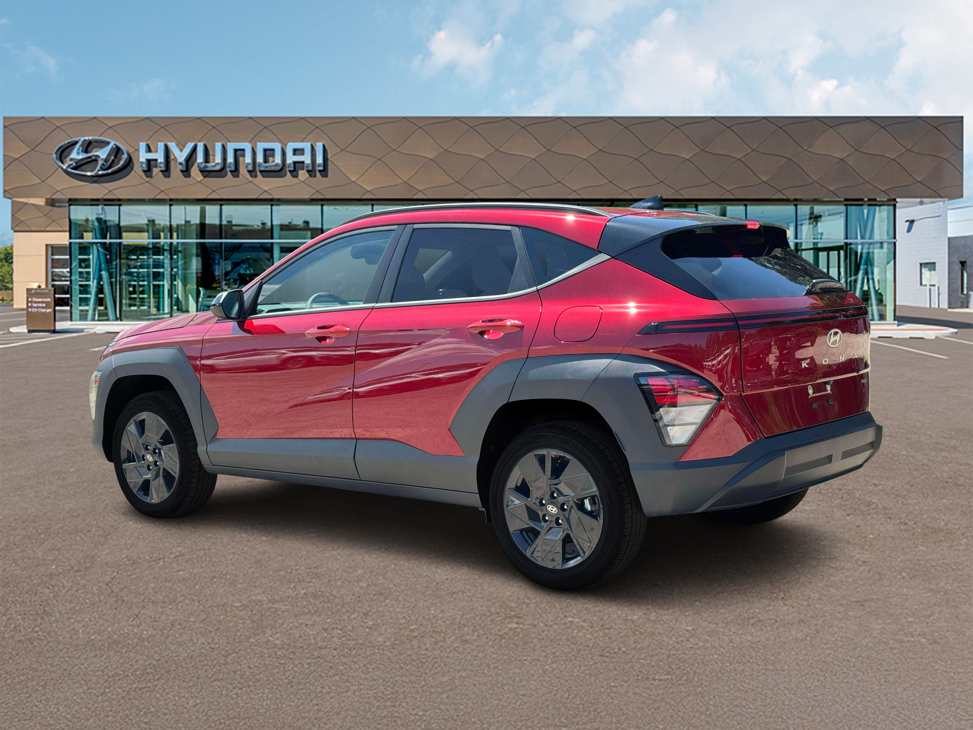 New 2027 Ultimate Red Metallic Hyundai SEL Sport AWD image 4