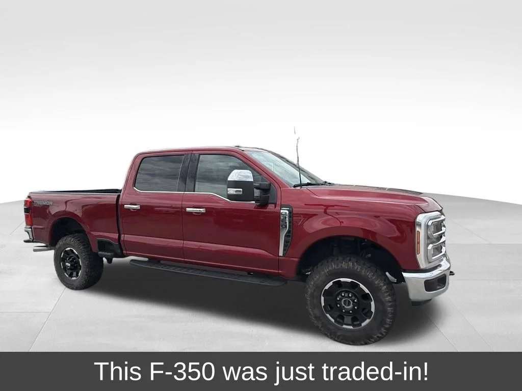 Certified Used 2025 Ruby Red Metallic Tinted Clearcoat Ford Lariat image 1