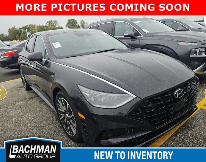 Certified Used 2023 Carbon Blue Hyundai Limited image 1