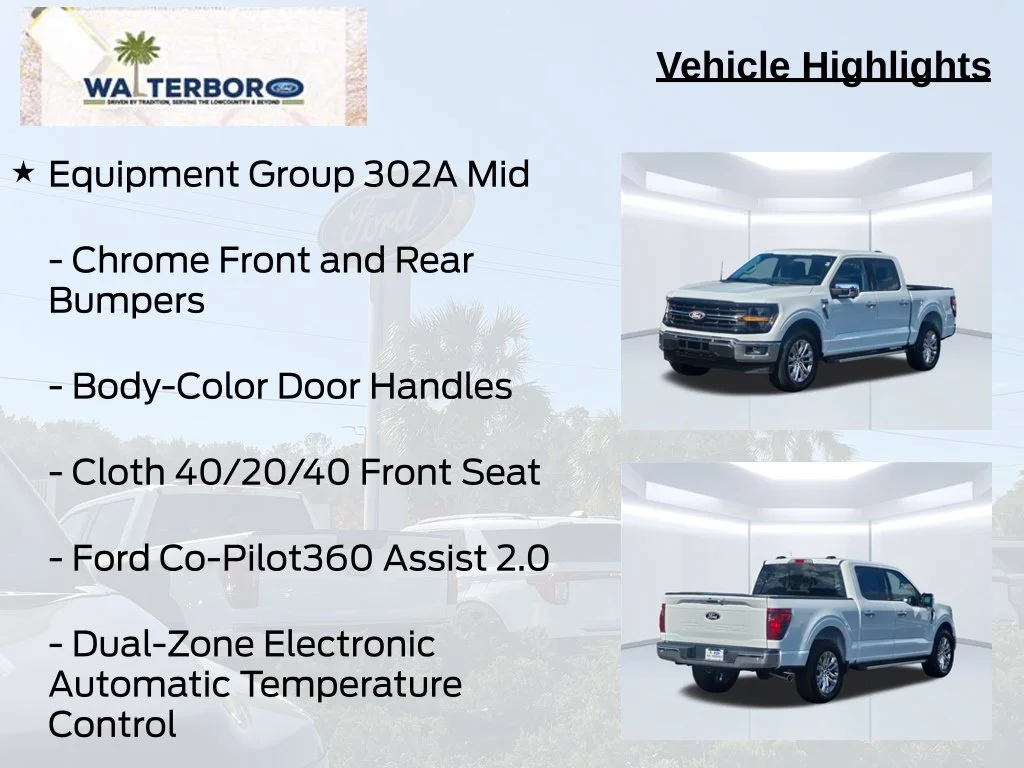 New 2026 Oxford White Ford XLT image 5