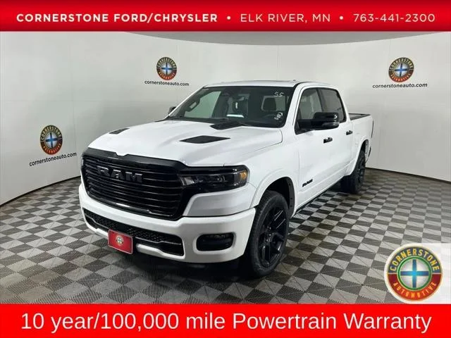New 2026 Ivory White Tri-Coat Pearl-Coat Exterior Paint RAM LARAMIE image 1