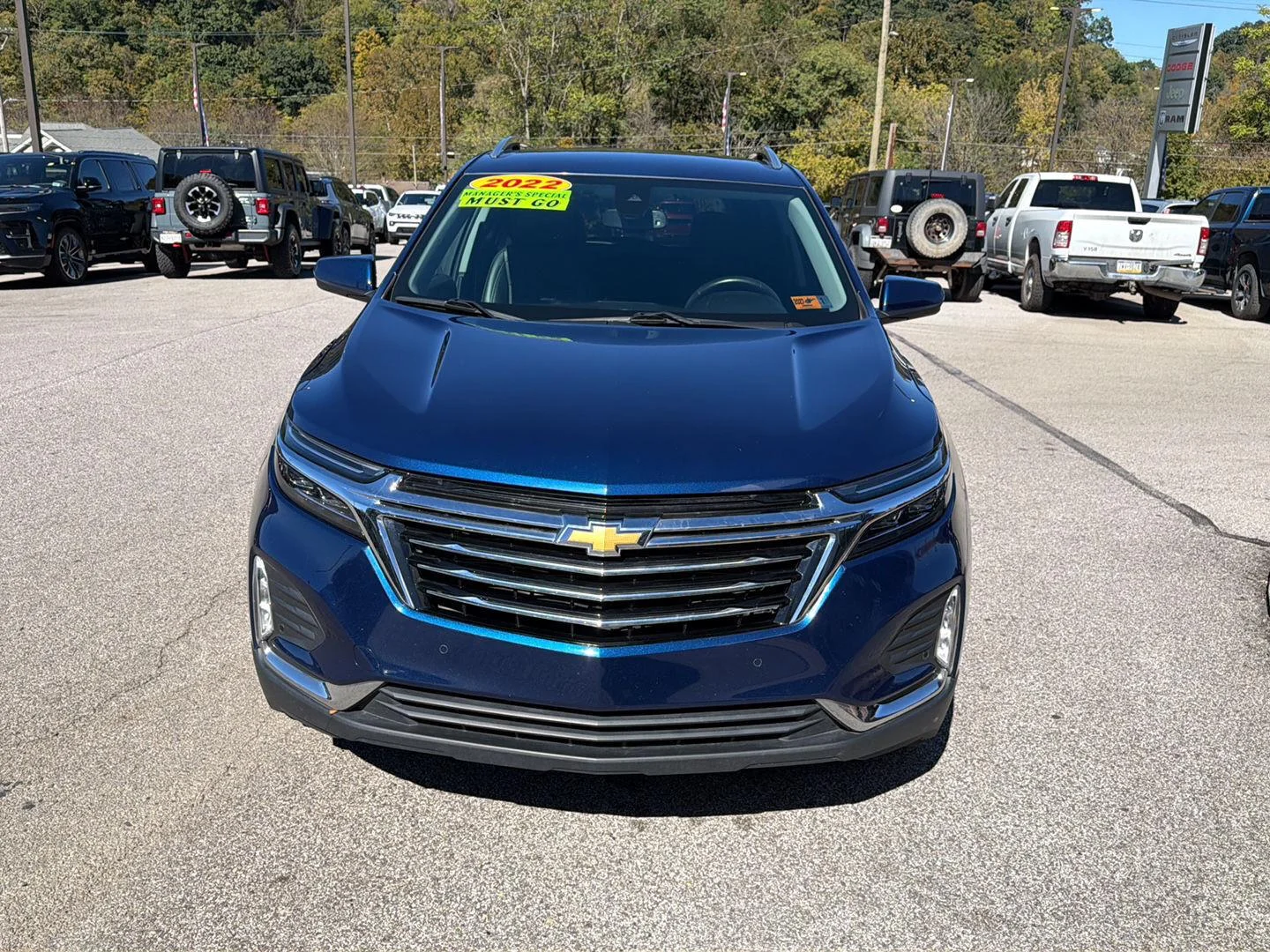 Used 2022 Blue Glow Metallic Chevrolet Premier image 3