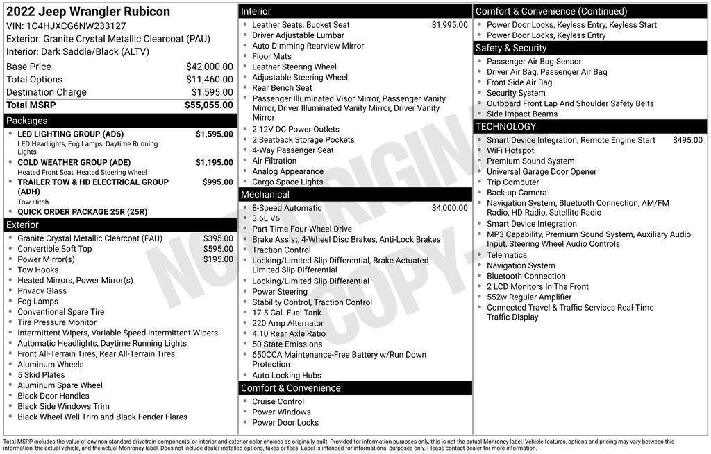Used 2022 Gray Jeep Rubicon image 6