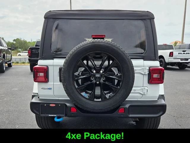 Certified Used 2022 White Jeep Unlimited Sahara 4xe image 6