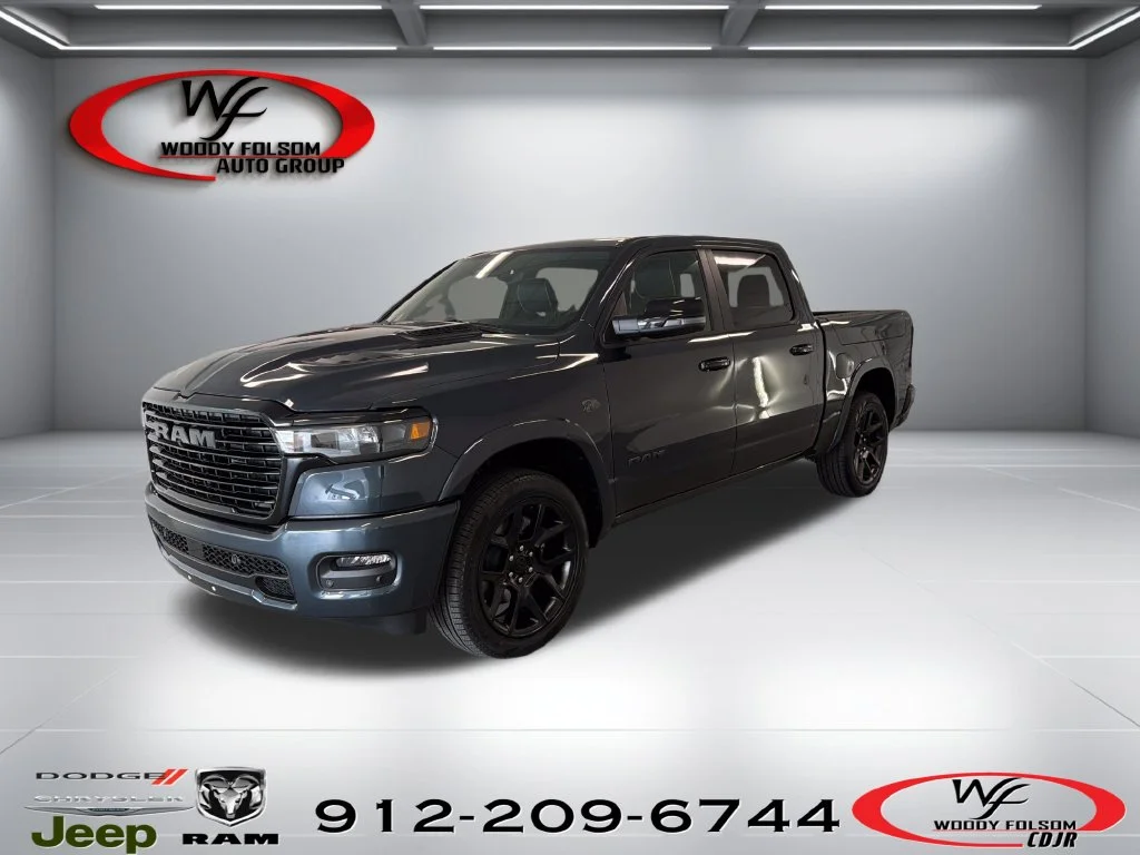 New 2027 Forged Blue Metallic Exterior Paint RAM Laramie image 1