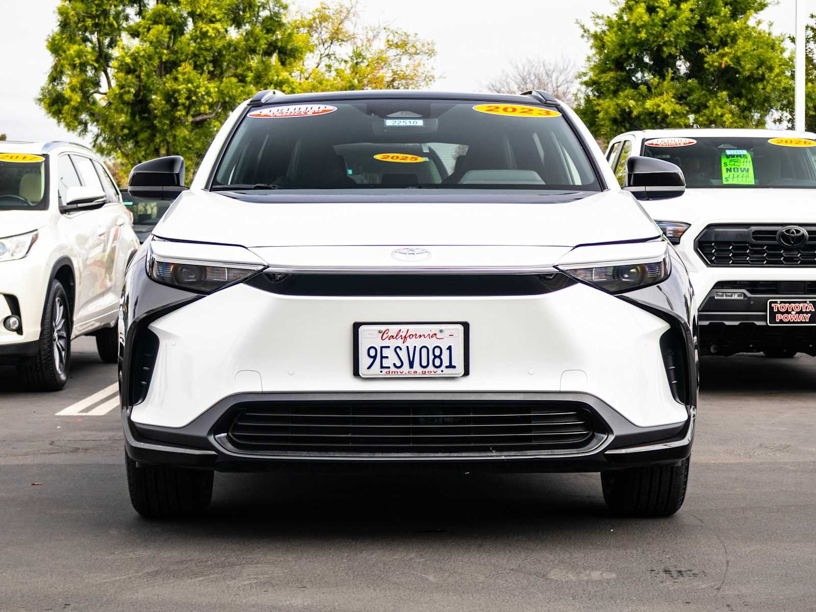 Used 2023 Toyota bZ4X XLE with VIN JTMAAAAA0PA003838 for sale in Poway, CA