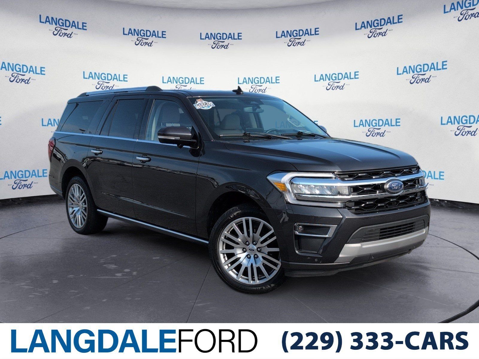 Used 2023 Dark Matter Metallic Ford Limited image 1