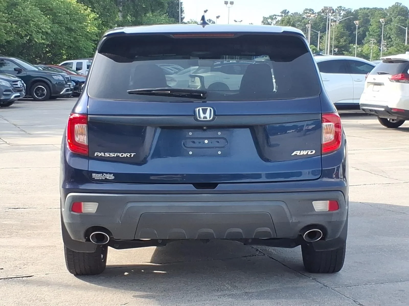 Used 2021 Obsidian Blue Pearl Honda EX-L image 8