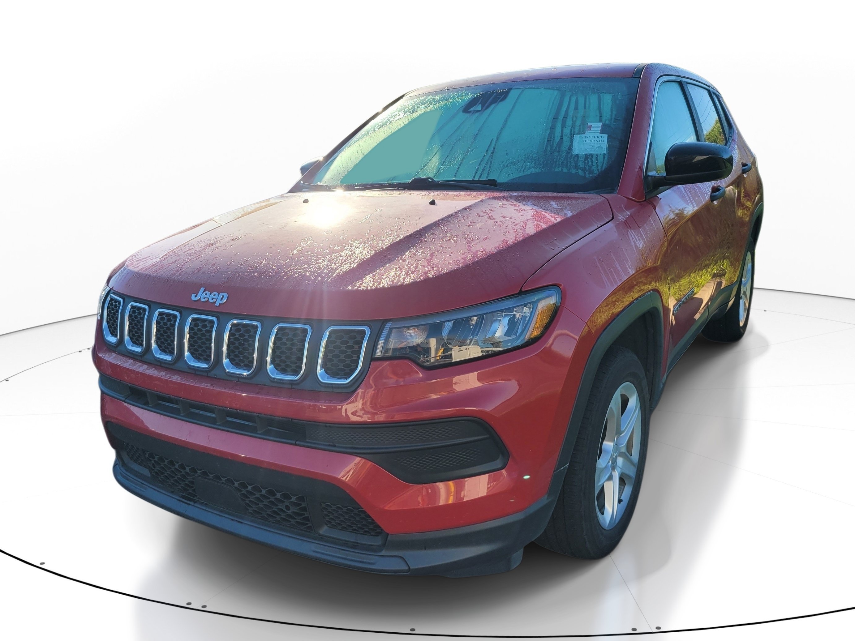 Used 2023 Redline Pearlcoat Jeep Sport image 3