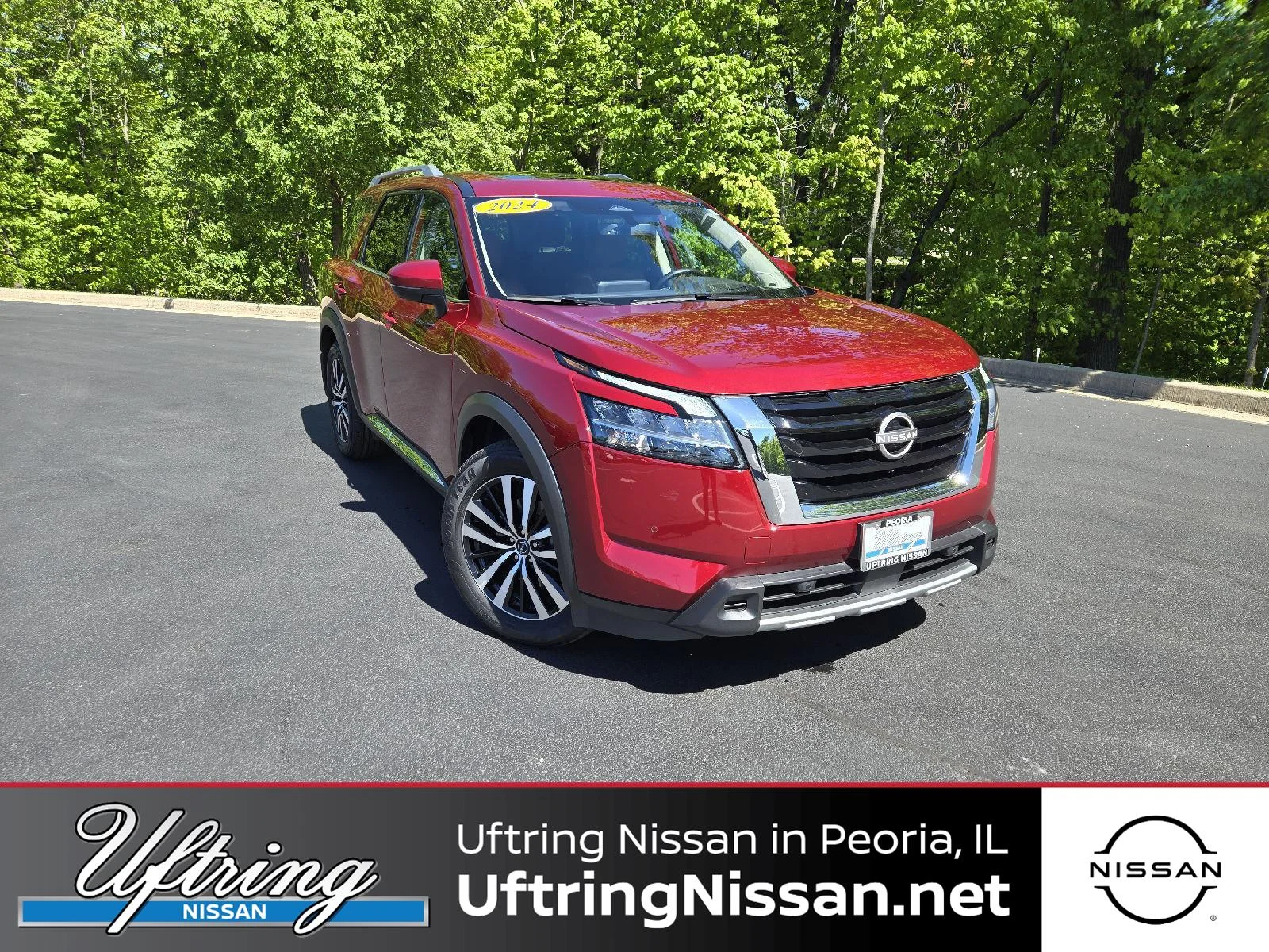 Used 2024 Scarlet Ember Nissan Platinum image 1