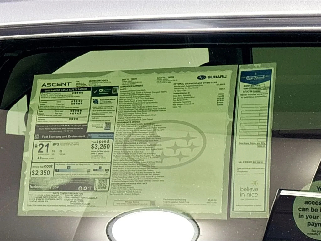New 2026 ICE SILVER METALLIC Subaru Limited 7-Passenger image 25