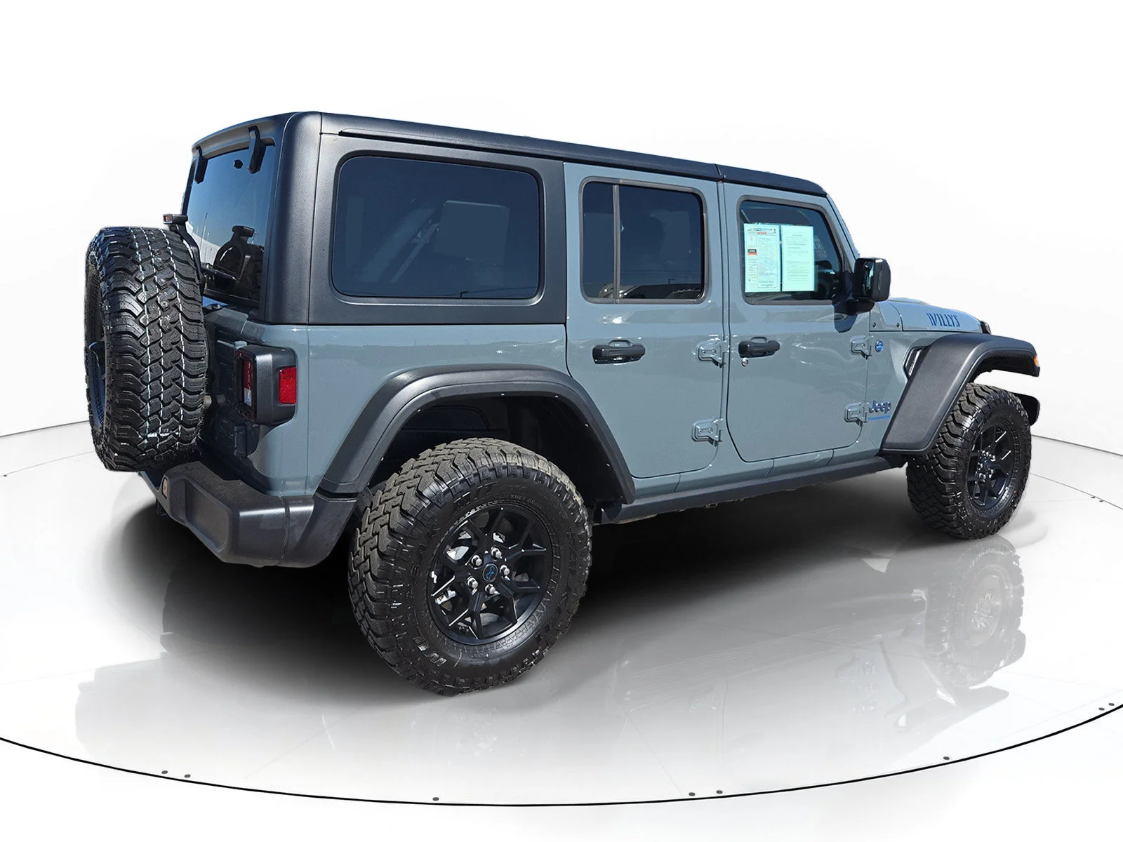 Certified Used 2025 Gray Jeep Willys 4xe image 3