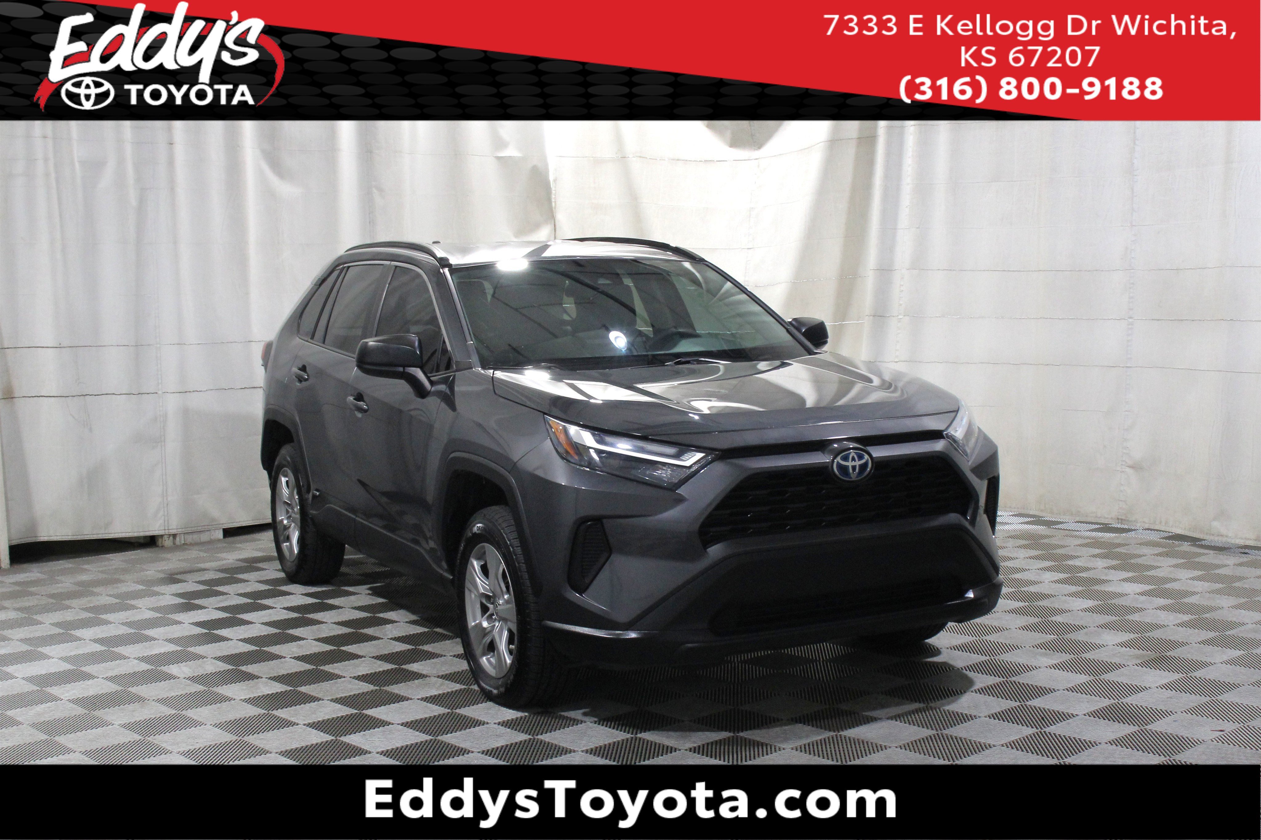 Used 2024 Magnetic Gray Metallic Toyota Hybrid LE image 1