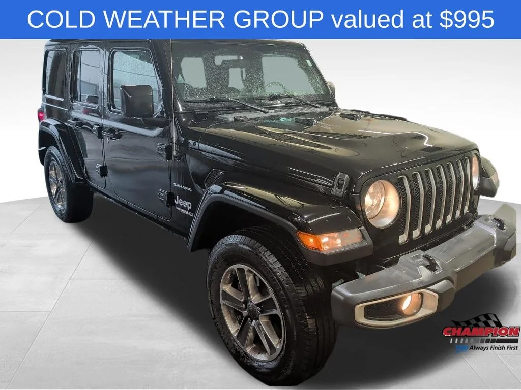 Used 2019 Black Jeep Unlimited Sahara image 5