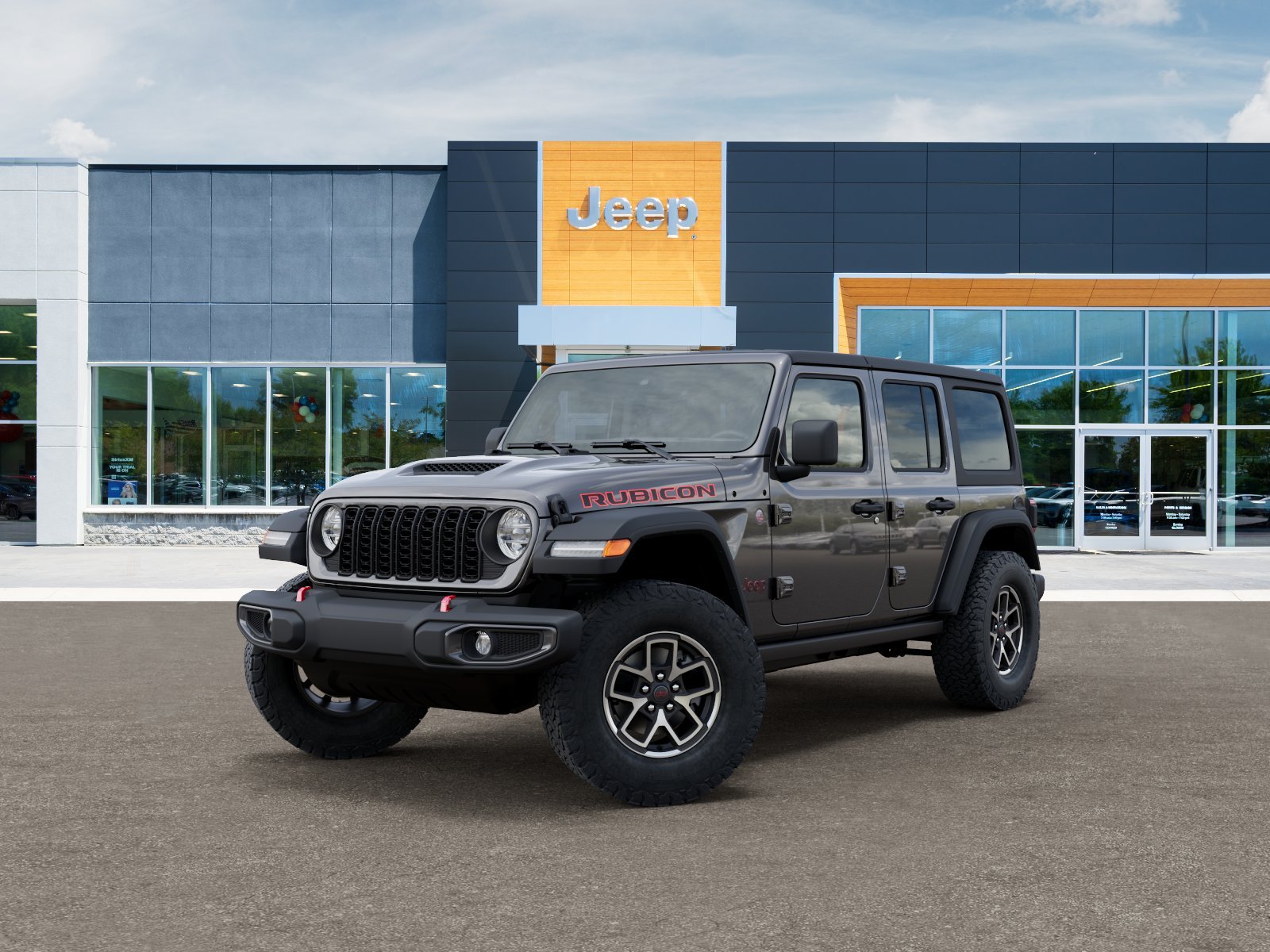 New 2026 Granite Crystal Metallic Clear-Coat Exterior Paint Jeep Rubicon image 27