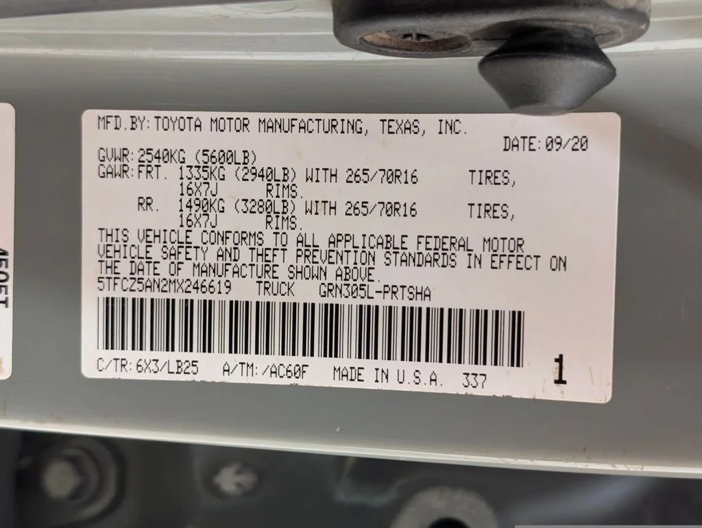Certified Used 2021 Lunar Rock Toyota TRD Pro image 24