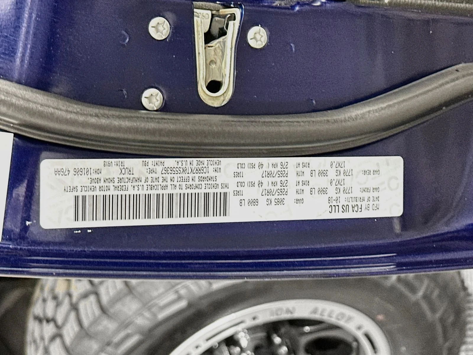Used 2019 True Blue Pearlcoat Ram Tradesman image 30