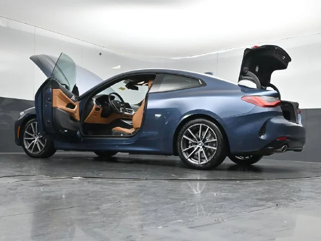 Certified Used 2021 Arctic Race Blue Metallic BMW 430i xDrive image 53