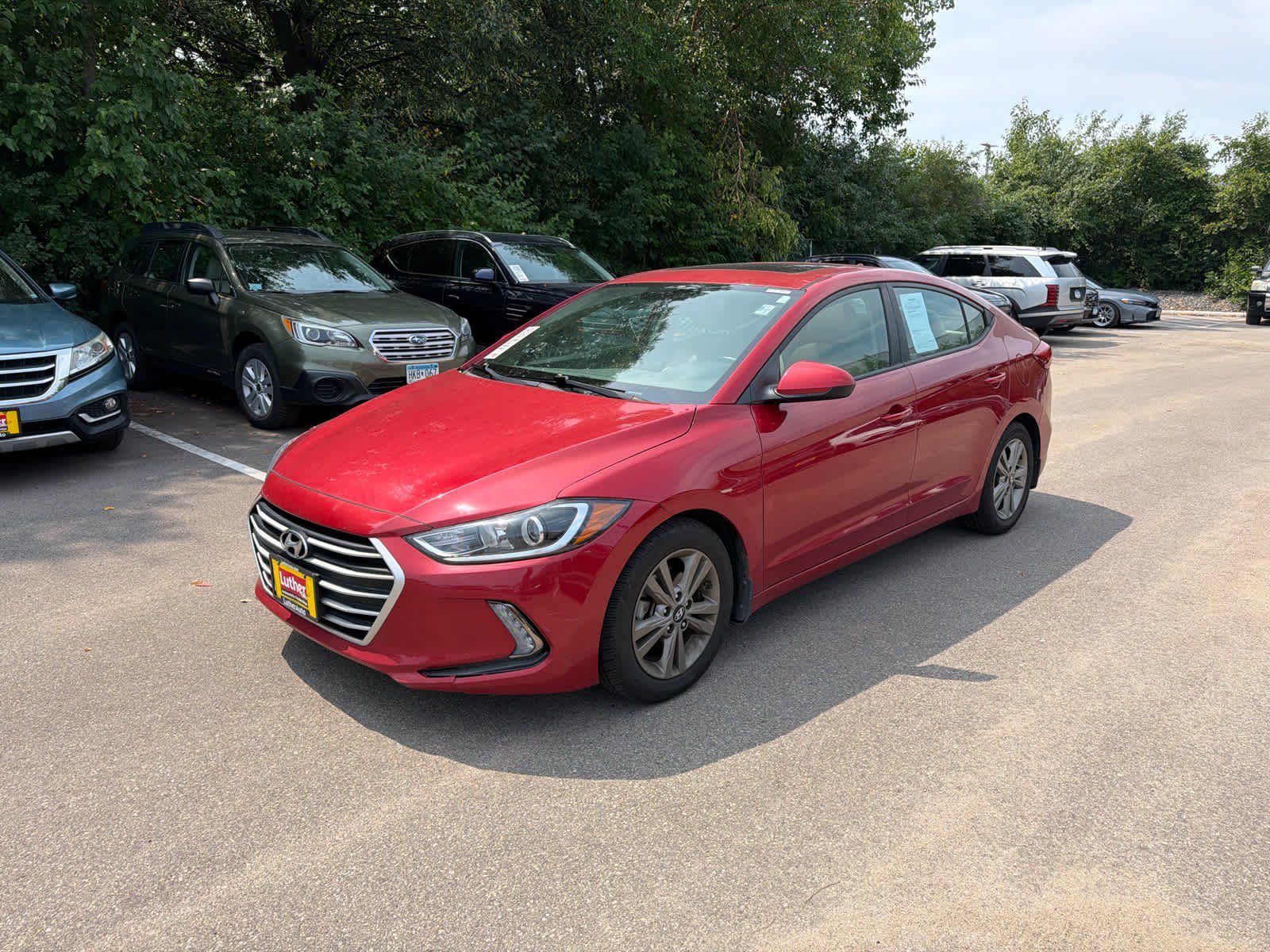 Used 2018 Scarlet Red Hyundai Value Edition image 4