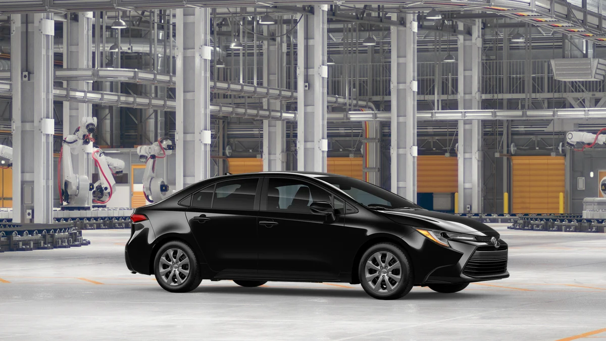 New 2026 Midnight Black Metallic Toyota LE image 13