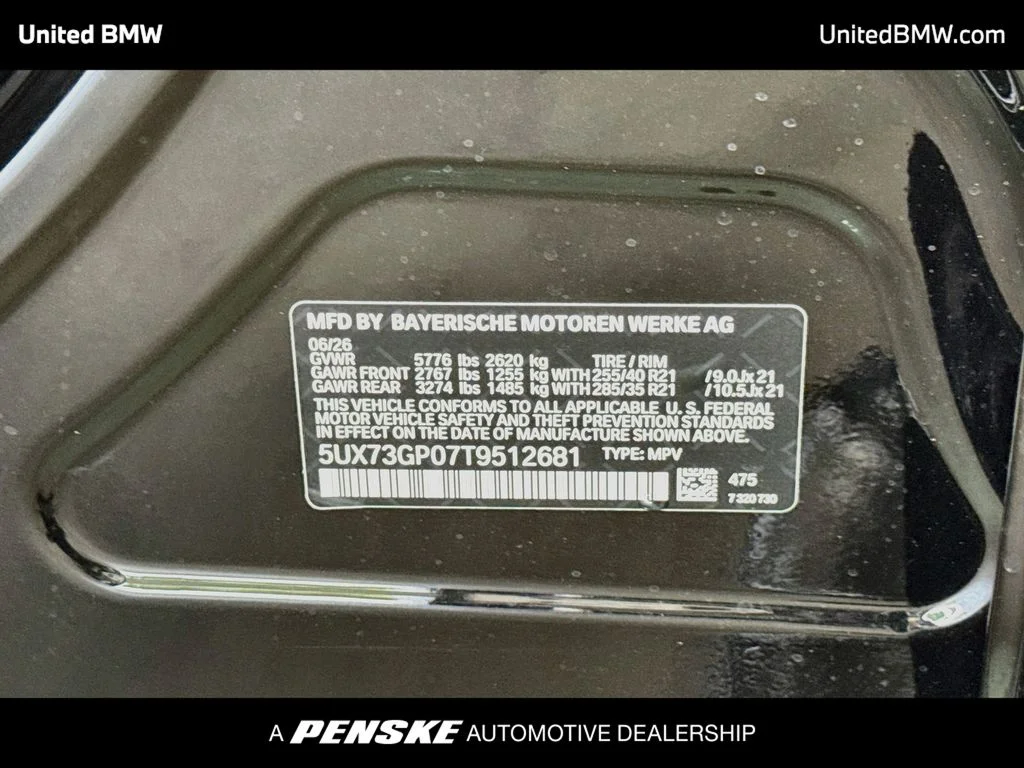 New 2026 Black Sapphire Metallic BMW M50 xDrive image 14
