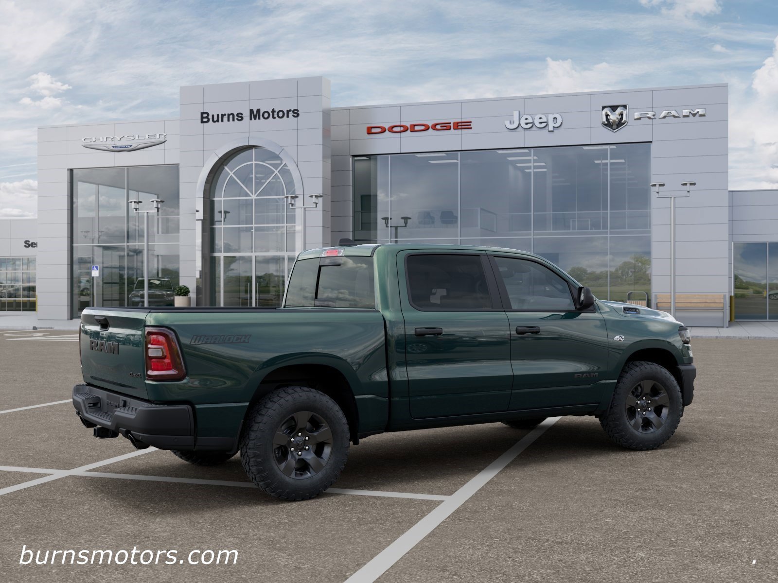 New 2026 Serrano-Green Metallic Exterior Paint Ram Warlock image 4